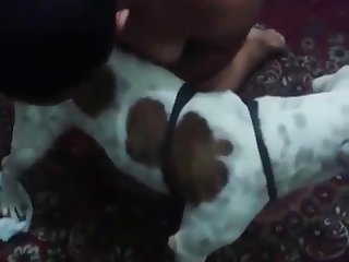 Her First Dog Cock